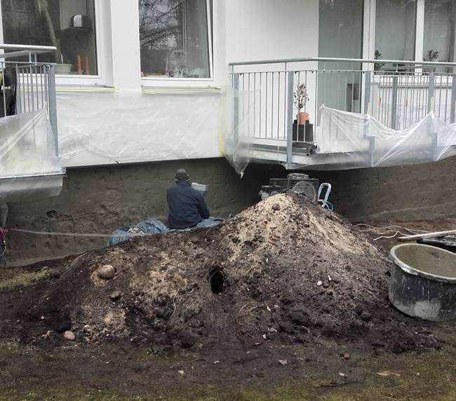 Längerdauernder Schutz durch Sockelabdichtung