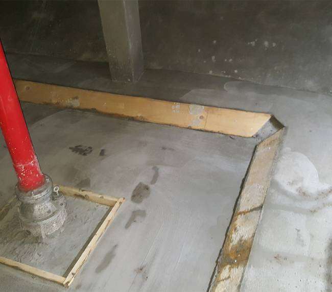 Rekonstruktion eines Löschwassertanks