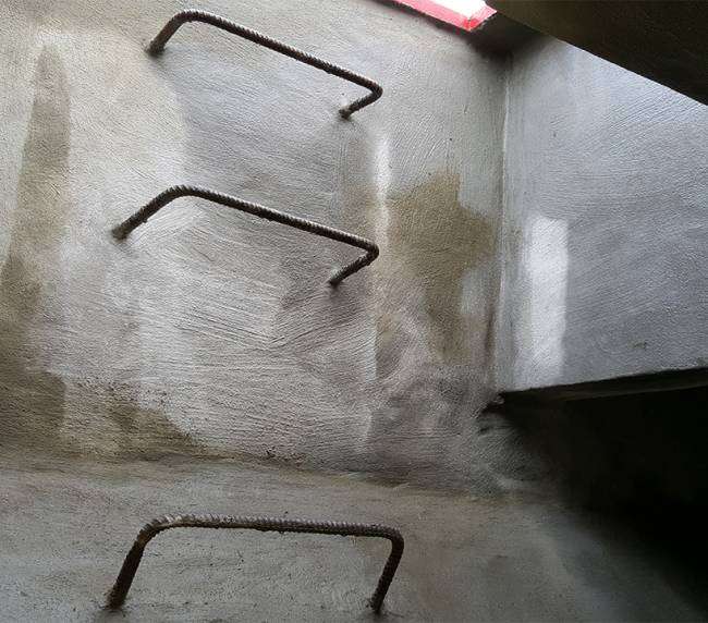 Rekonstruktion eines Löschwassertanks